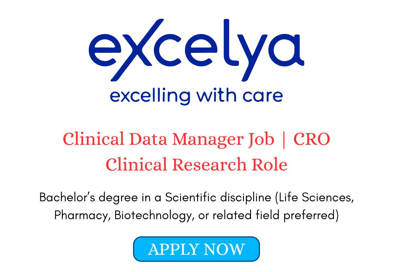 Clinical Data Manager Job at Excelya