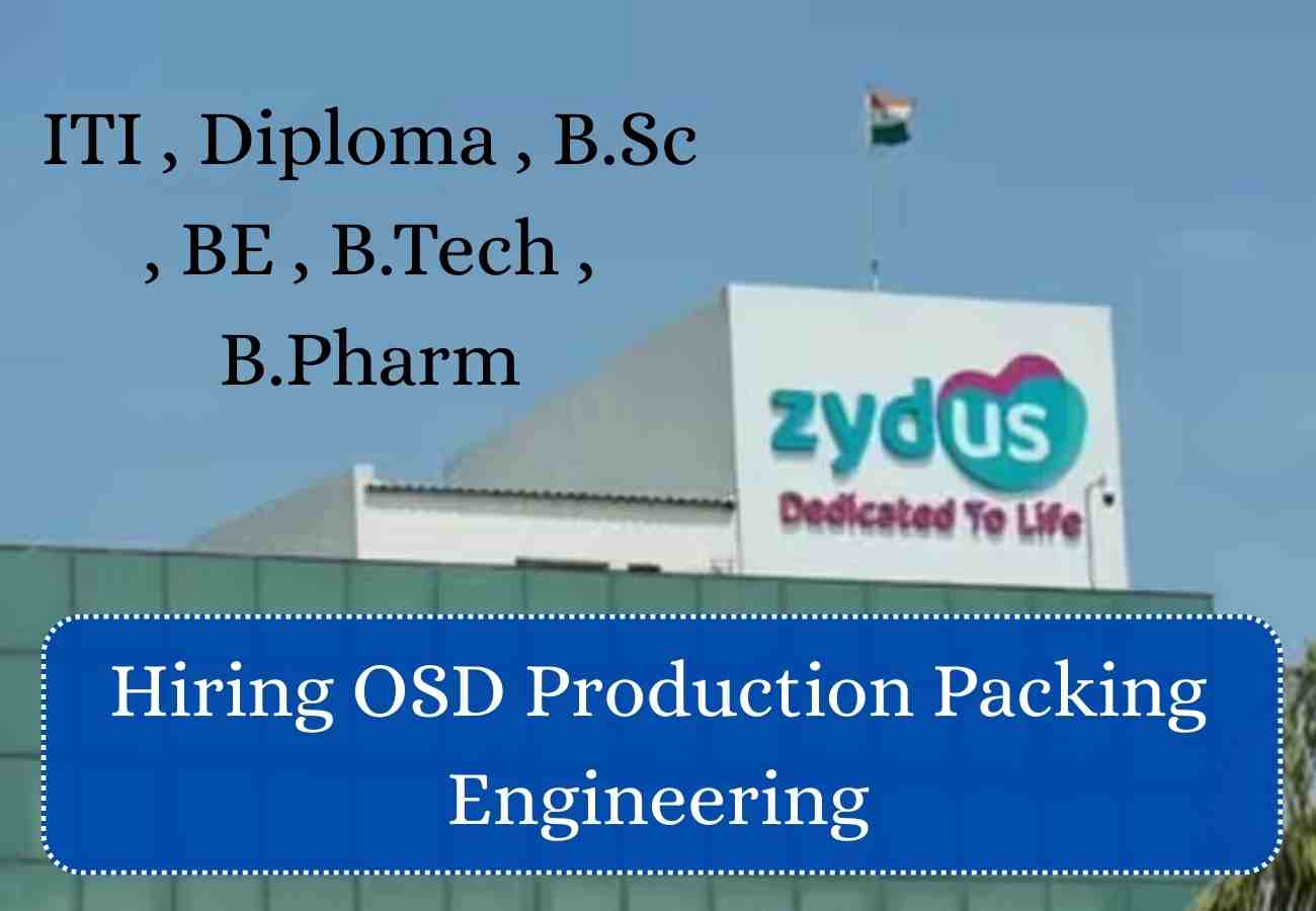Hiring OSD Production Packing Engineering