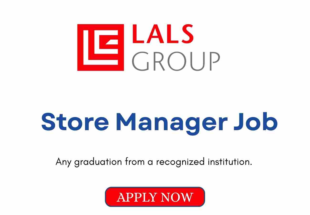 Store Manager Job in Dubai