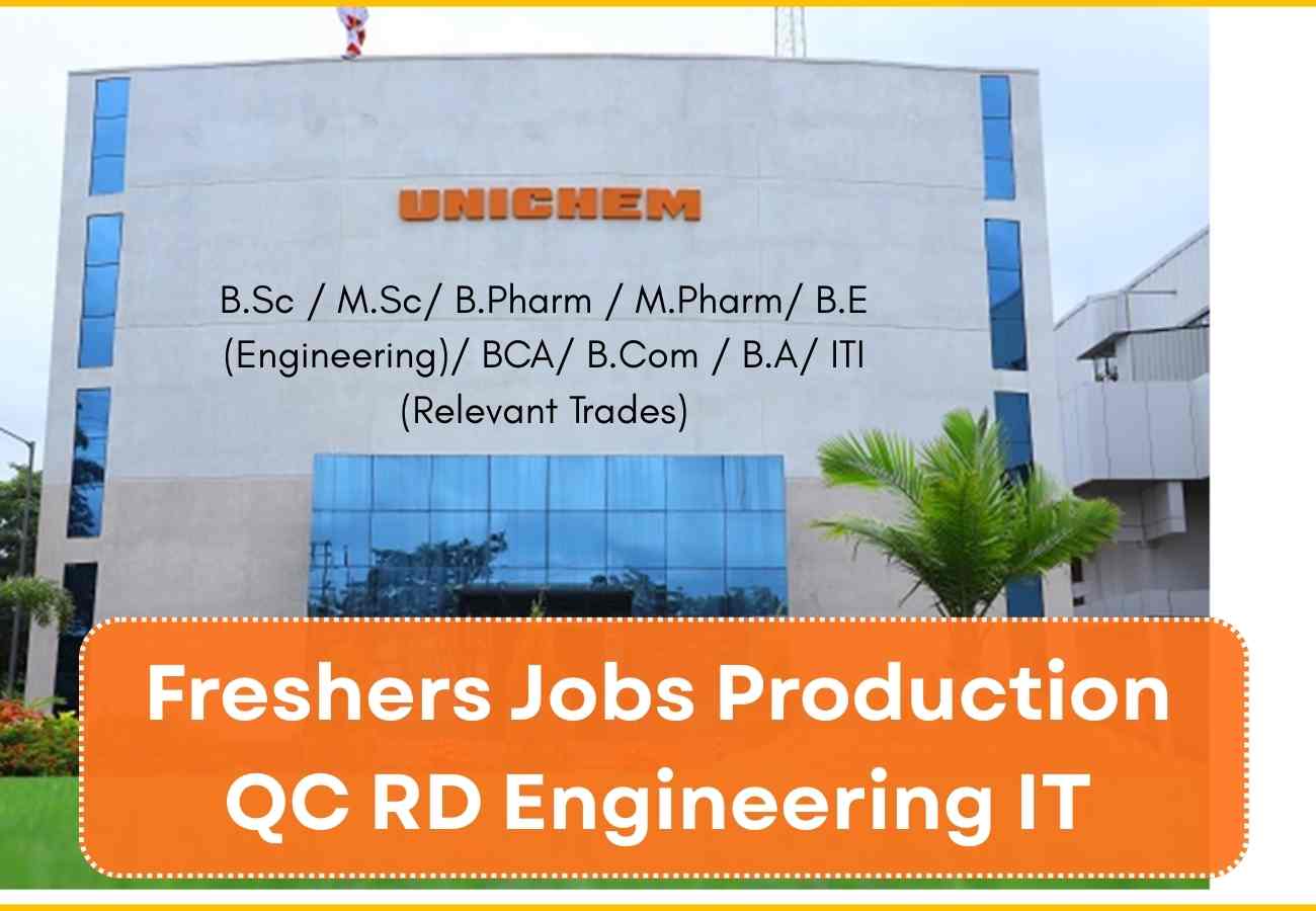 Freshers Jobs Production QC RD Engineering