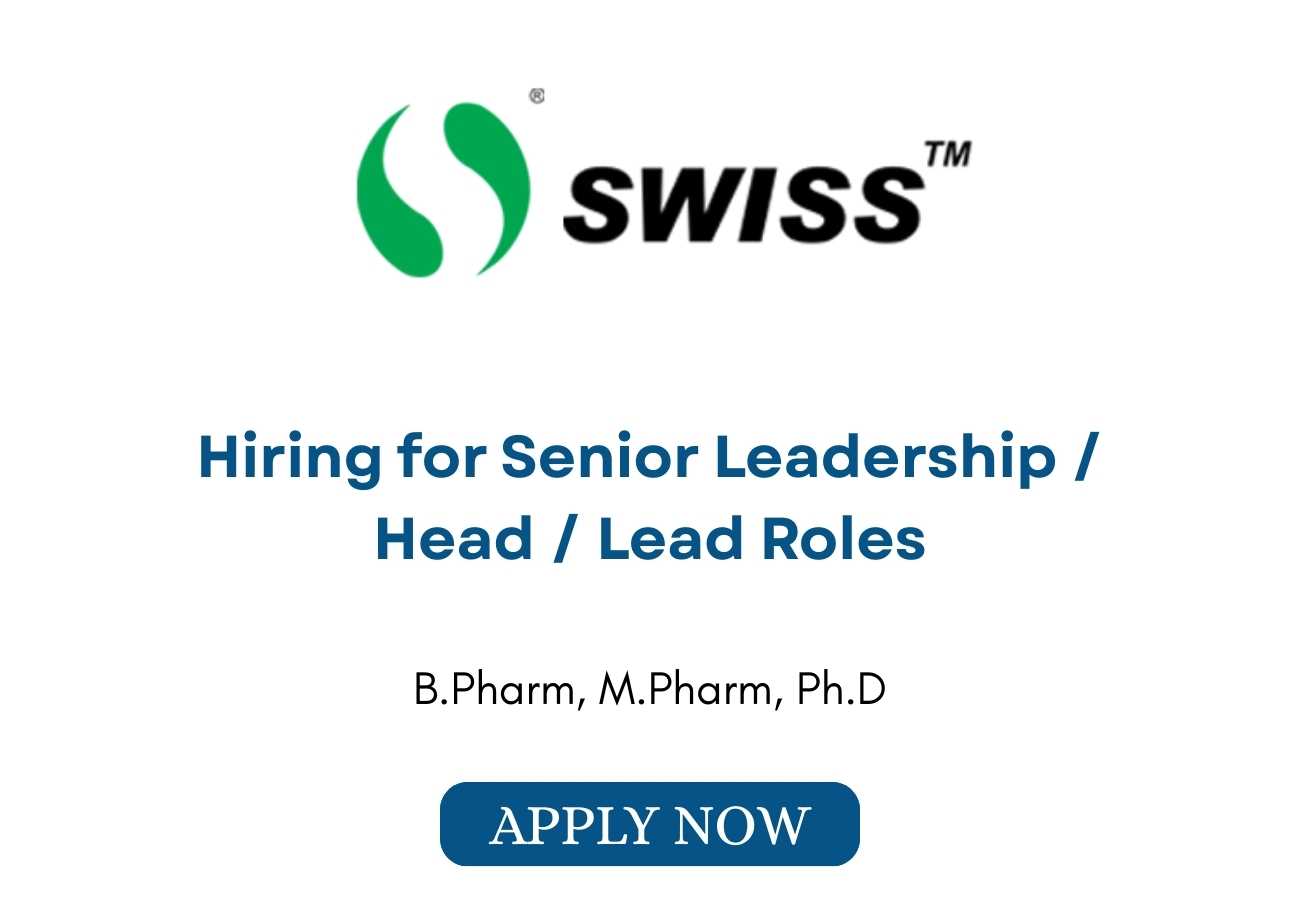 Senior Regulatory Affairs Leadership Jobs