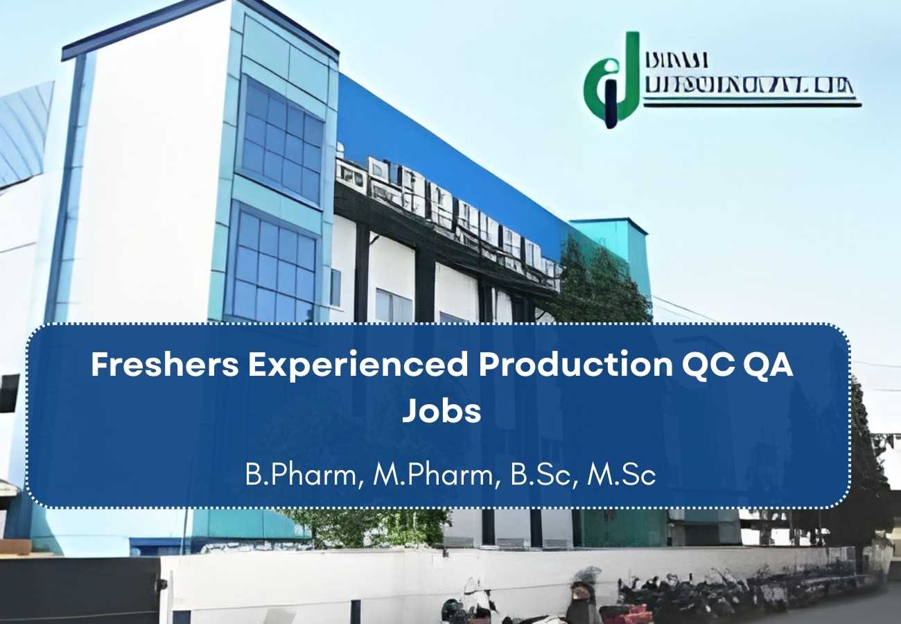 Freshers Experienced Production QC QA Jobs
