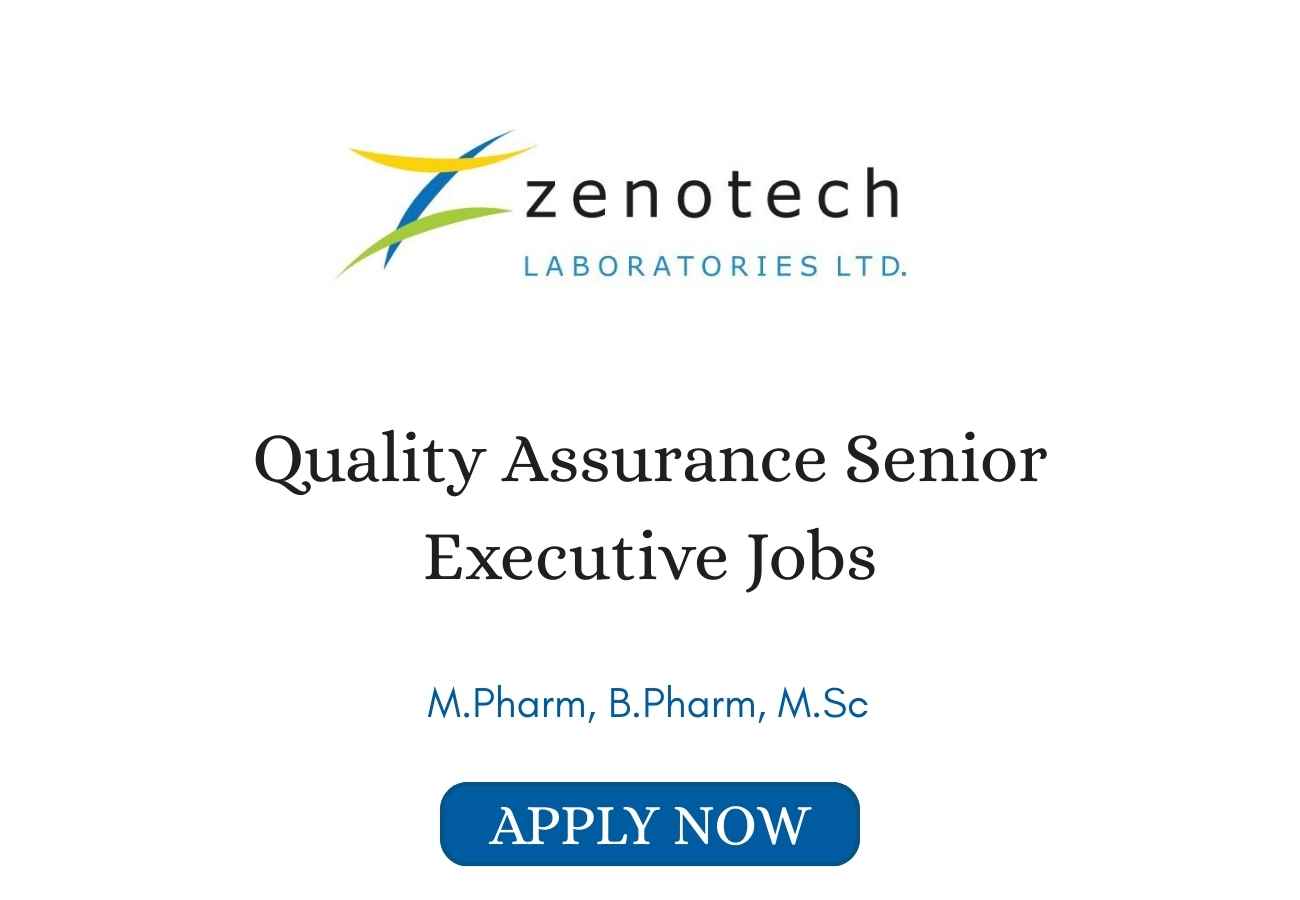 Quality Assurance Senior Executive Jobs