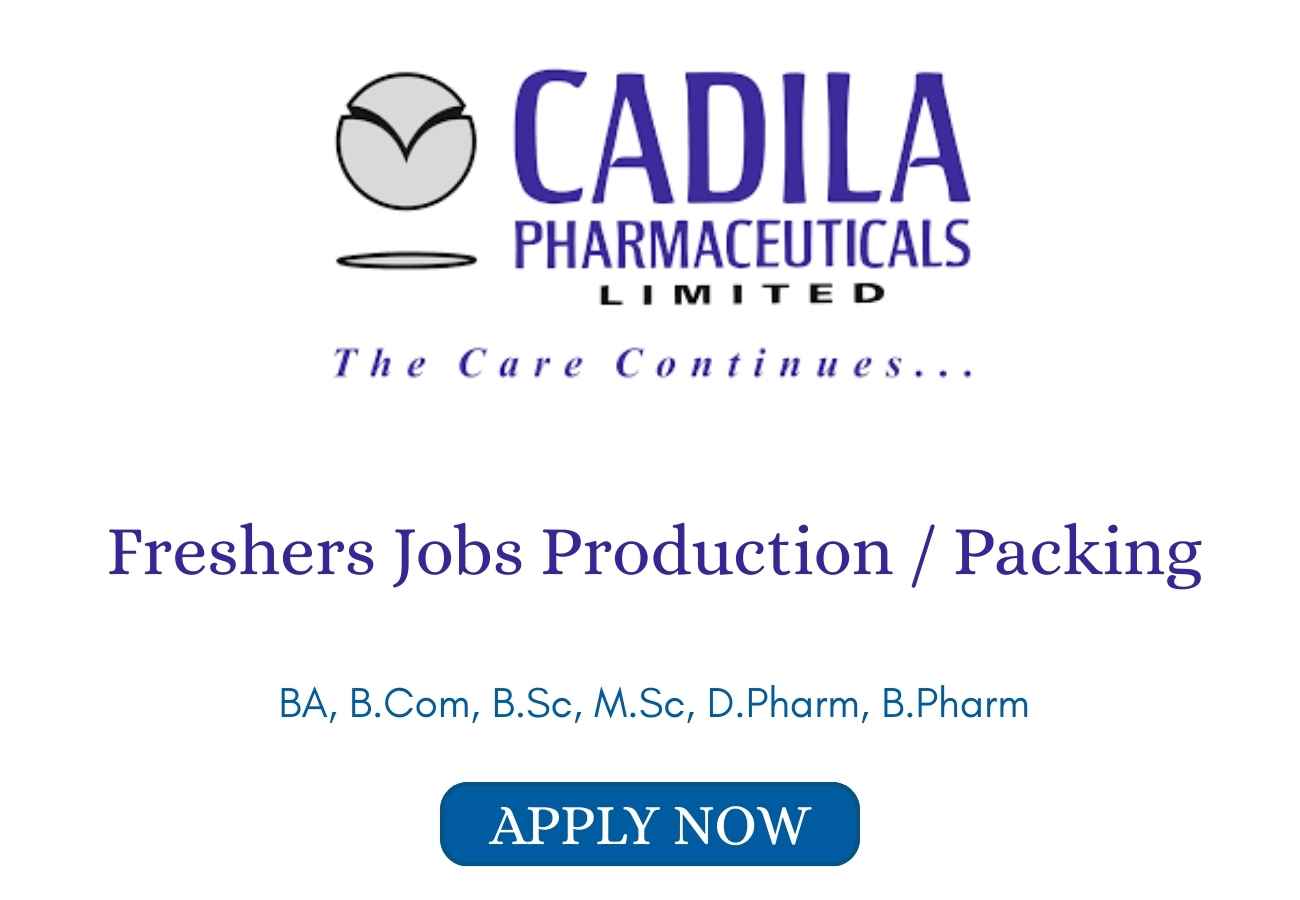 Freshers Jobs Production Packing