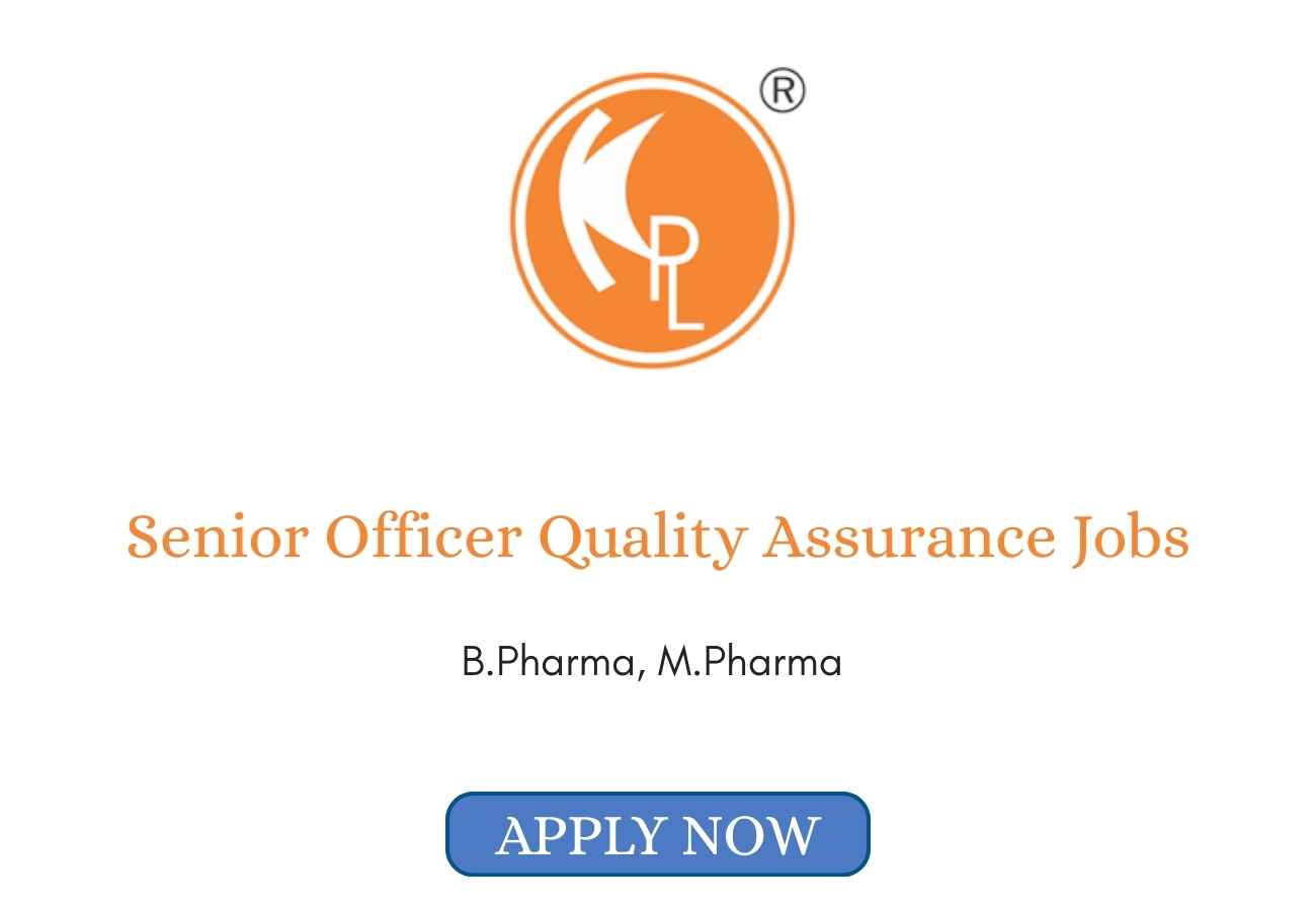 Senior Officer Quality Assurance Jobs