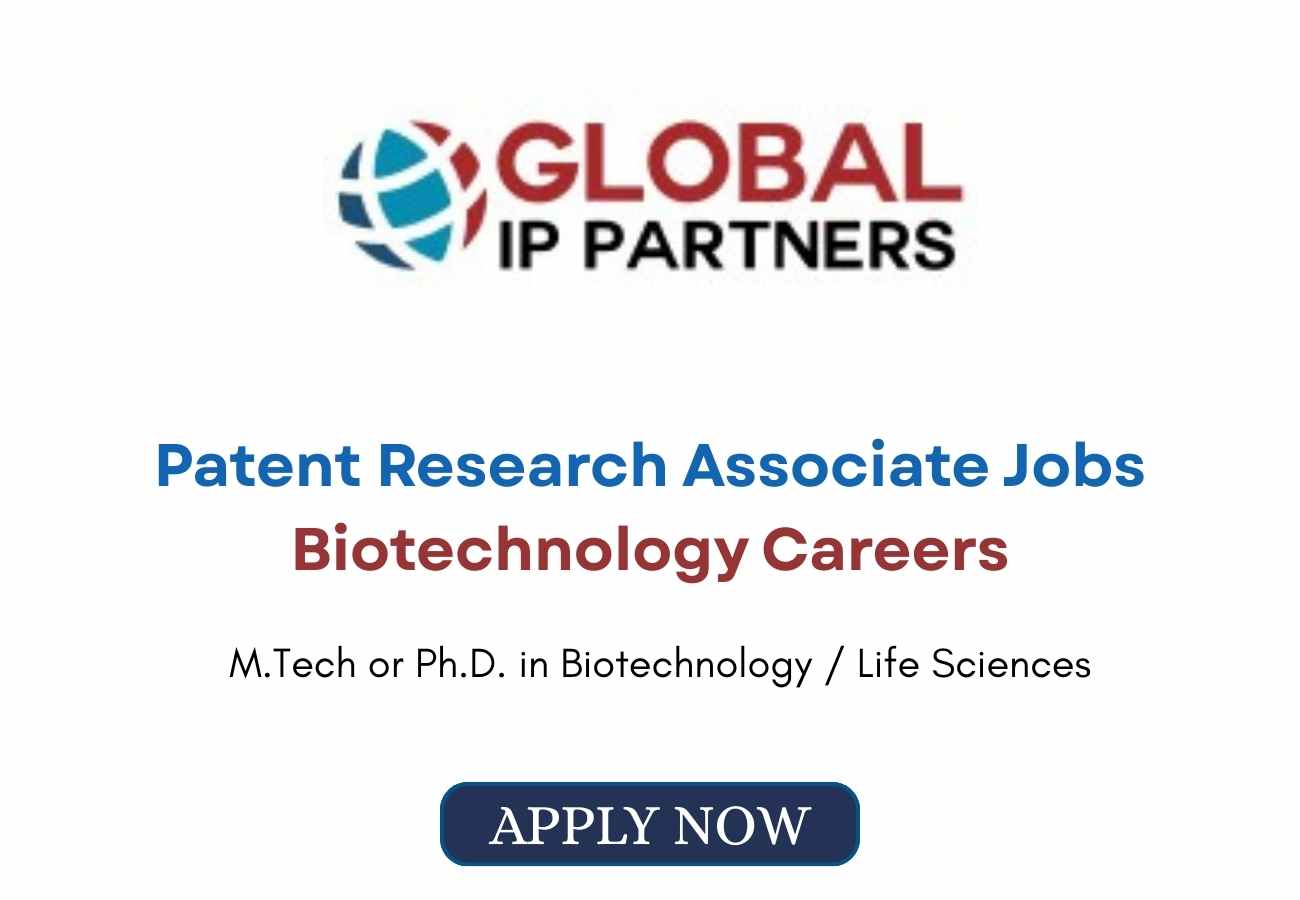 Patent Research Associate Jobs Biotechnology