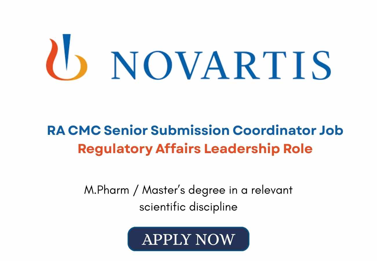 RA CMC Senior Submission Coordinator Job