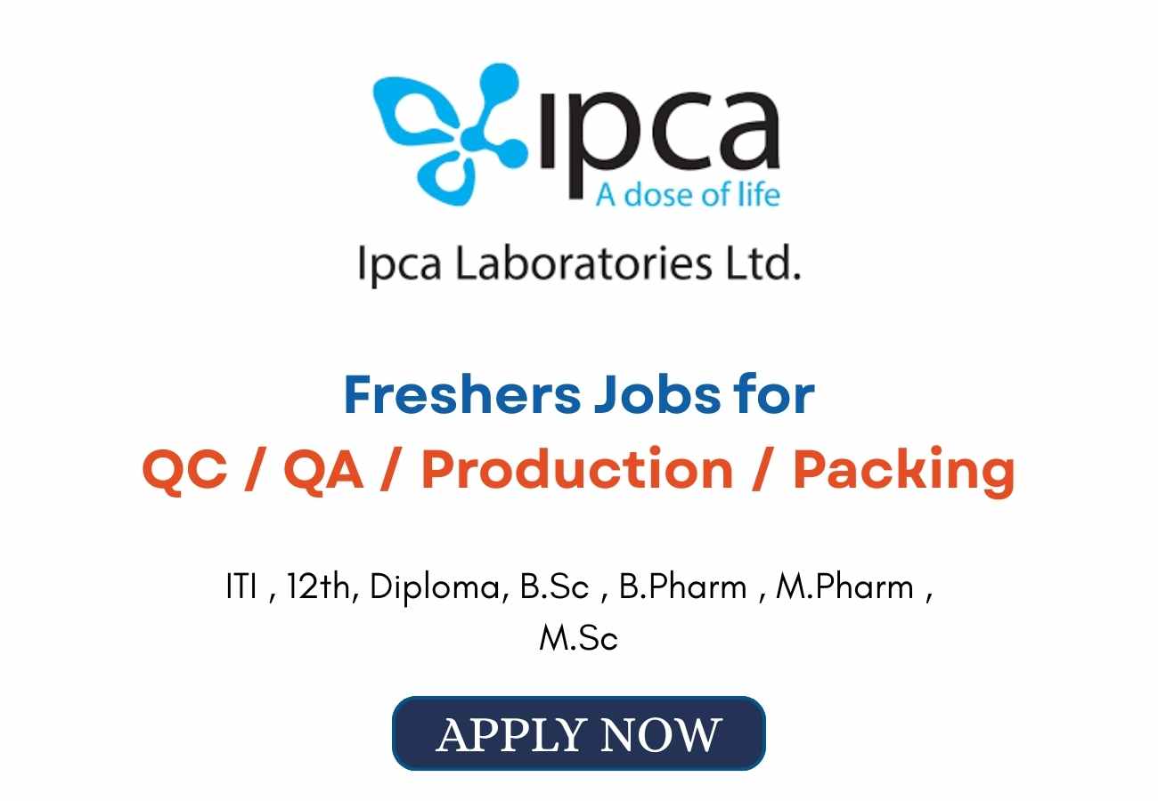 Freshers Jobs for QC QA Production Packing