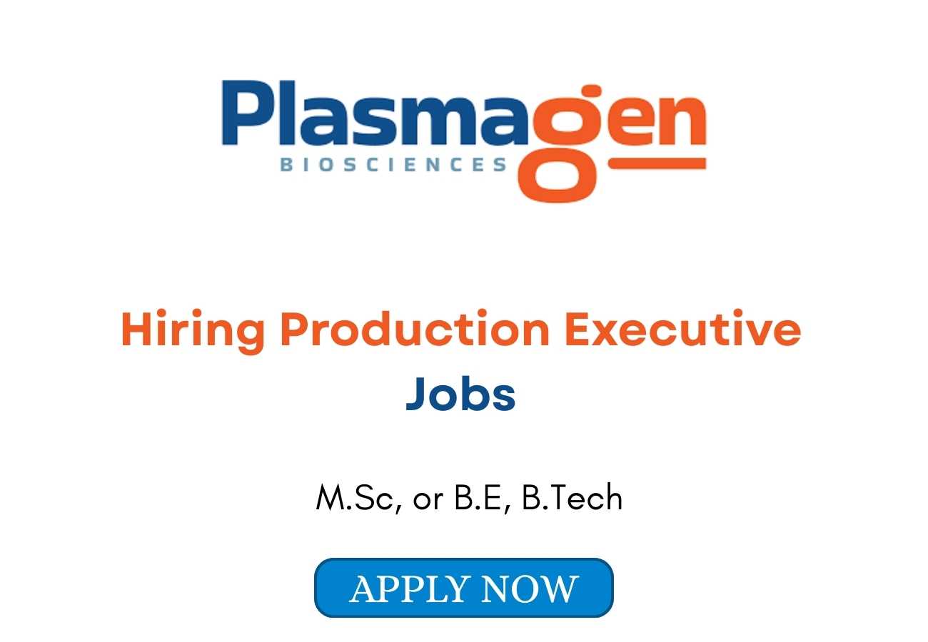 Hiring Production Executive Jobs