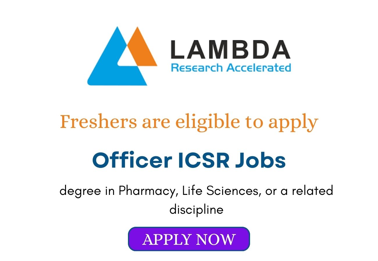 Freshers Officer ICSR Jobs in Ahmedabad
