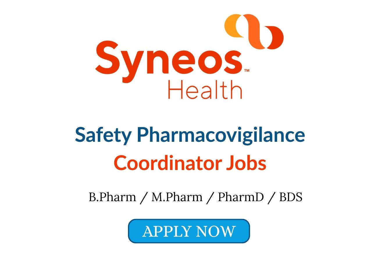 Safety Pharmacovigilance Coordinator Jobs