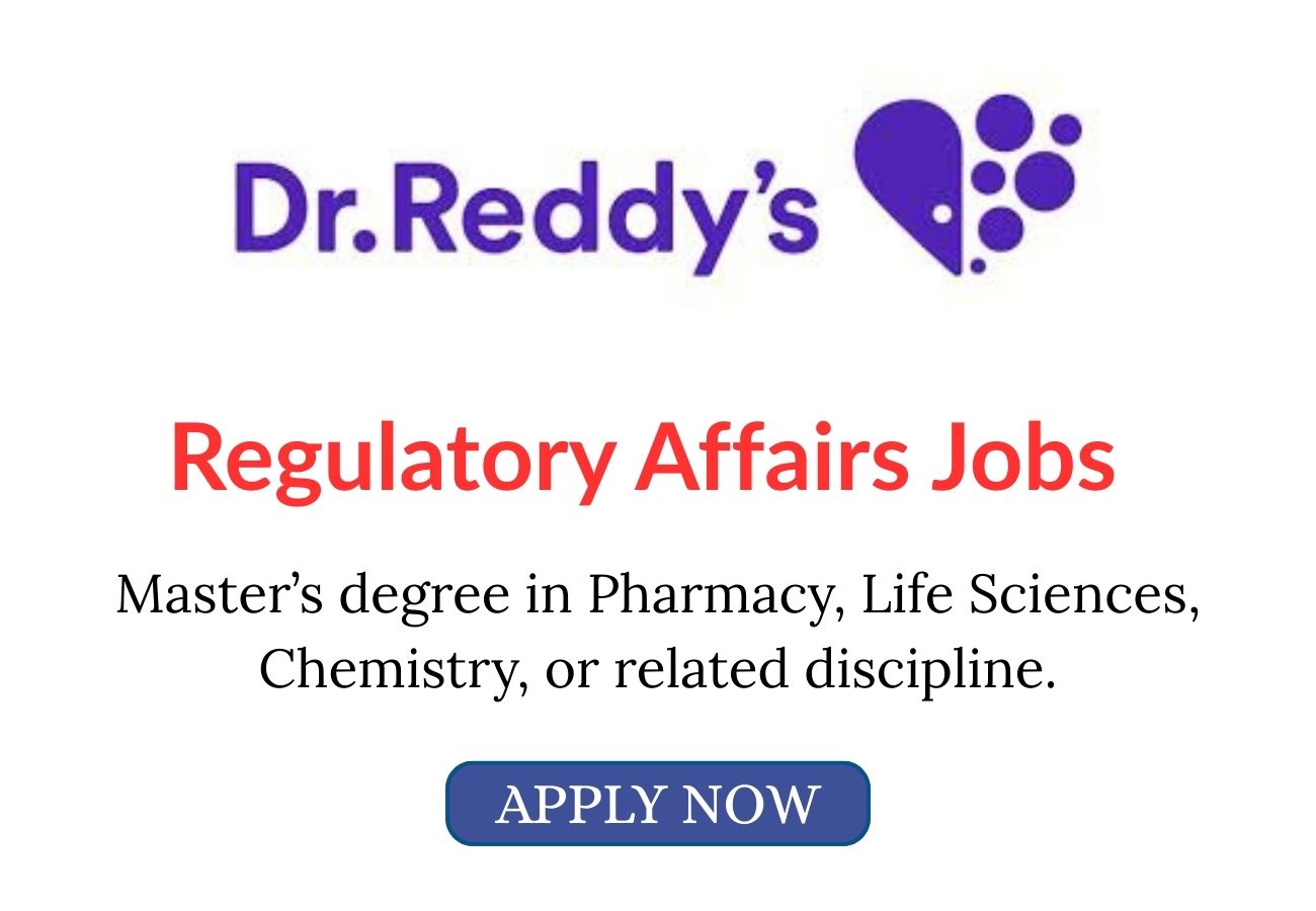 Regulatory Affairs Jobs In Hyderabad