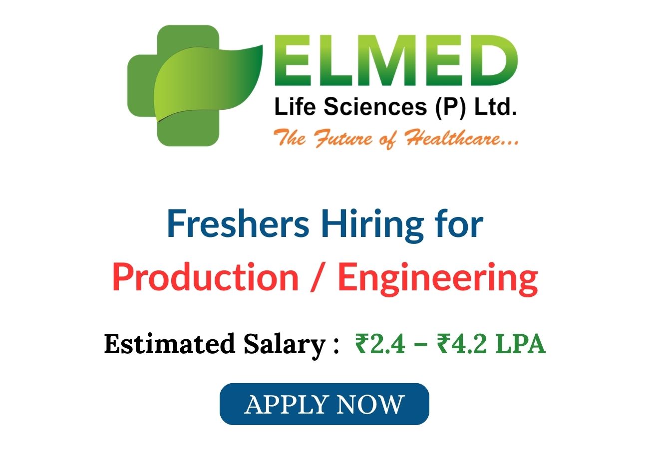 Freshers Hiring for Production Engineering