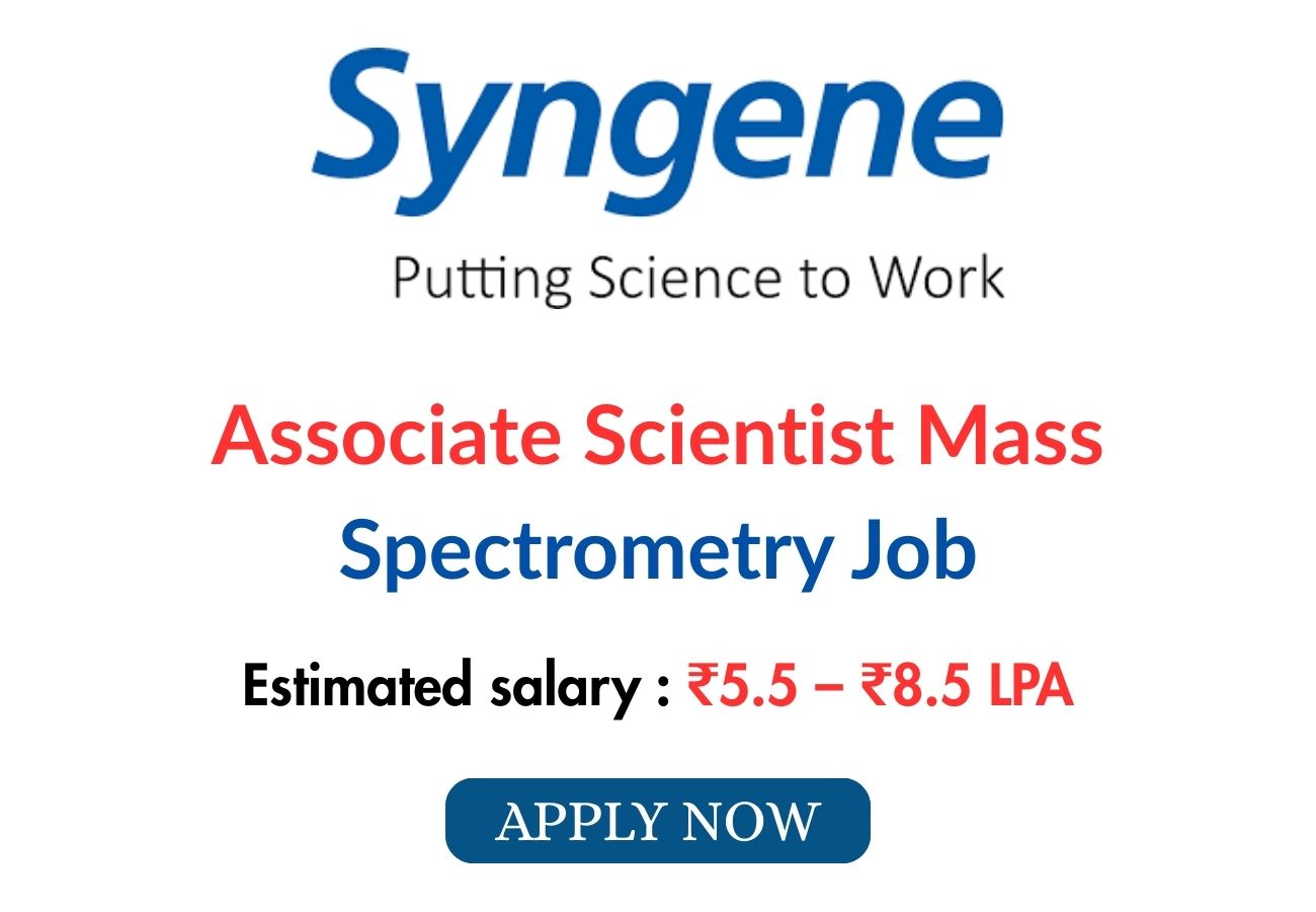 Associate Scientist Mass Spectrometry Job