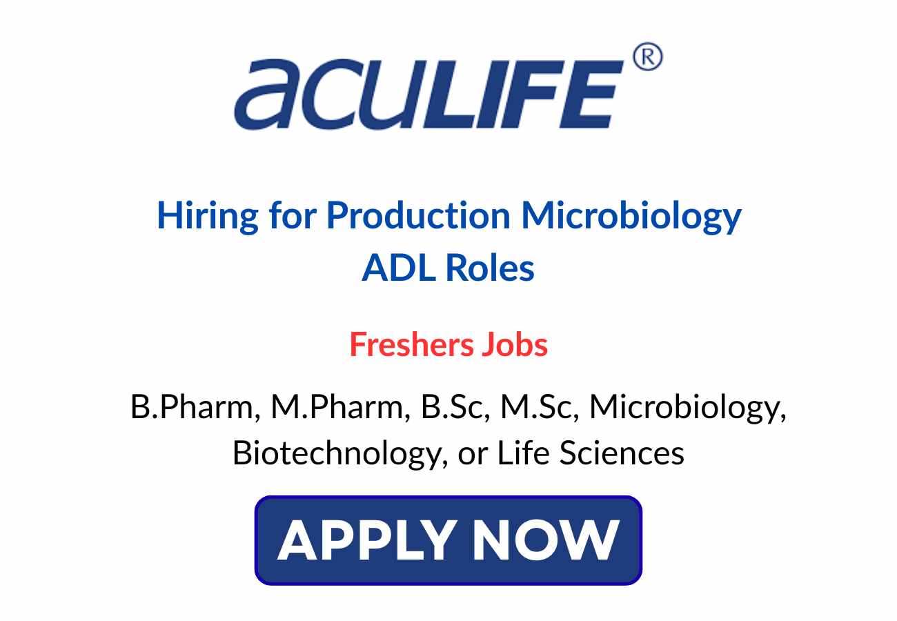 Hiring for Production Microbiology ADL Roles