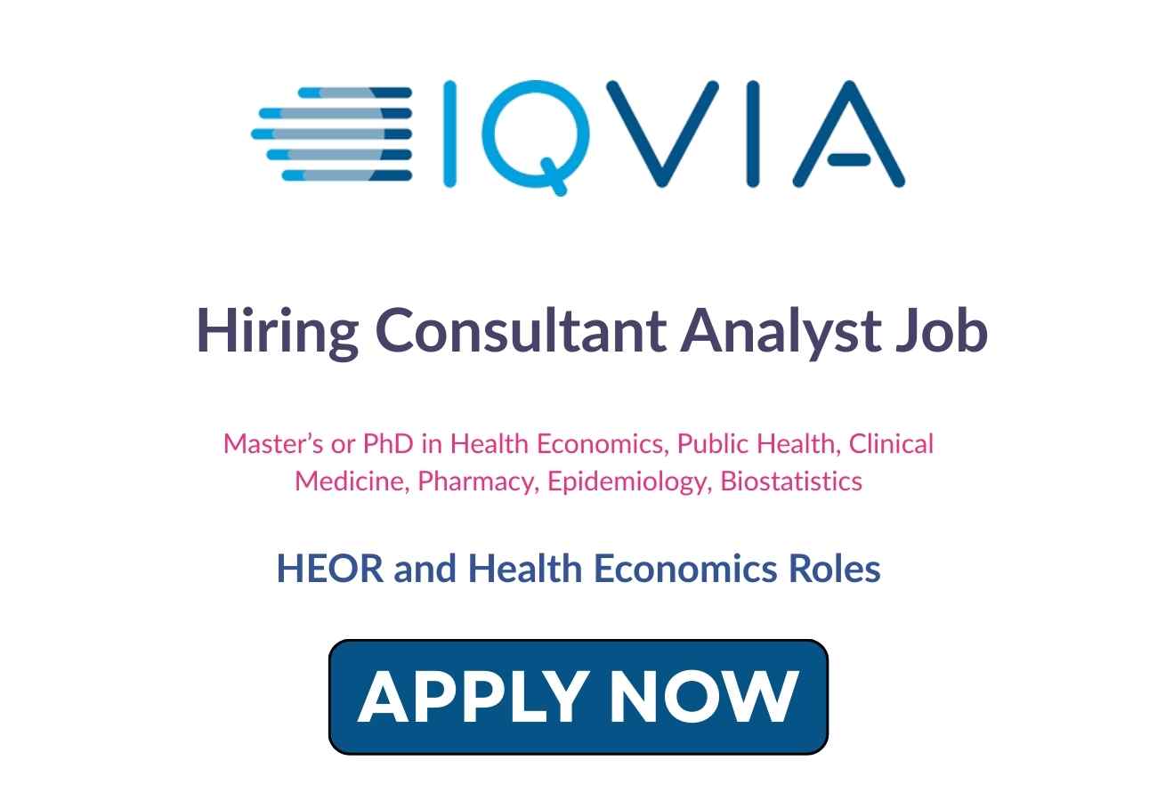 IQVIA Hiring Consultant Analyst Job