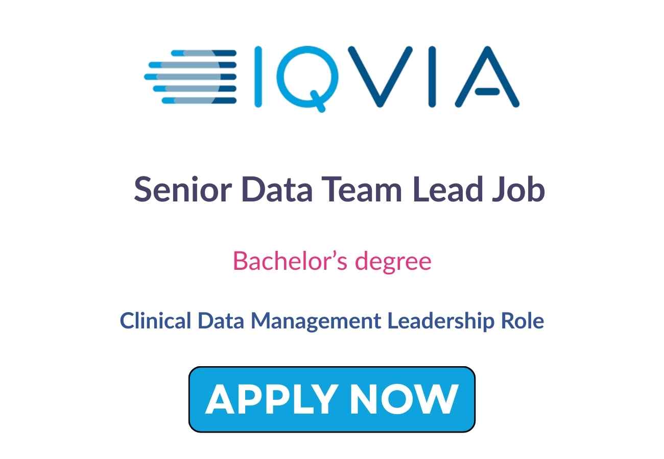 IQVIA Hiring Senior Data Team Lead Job