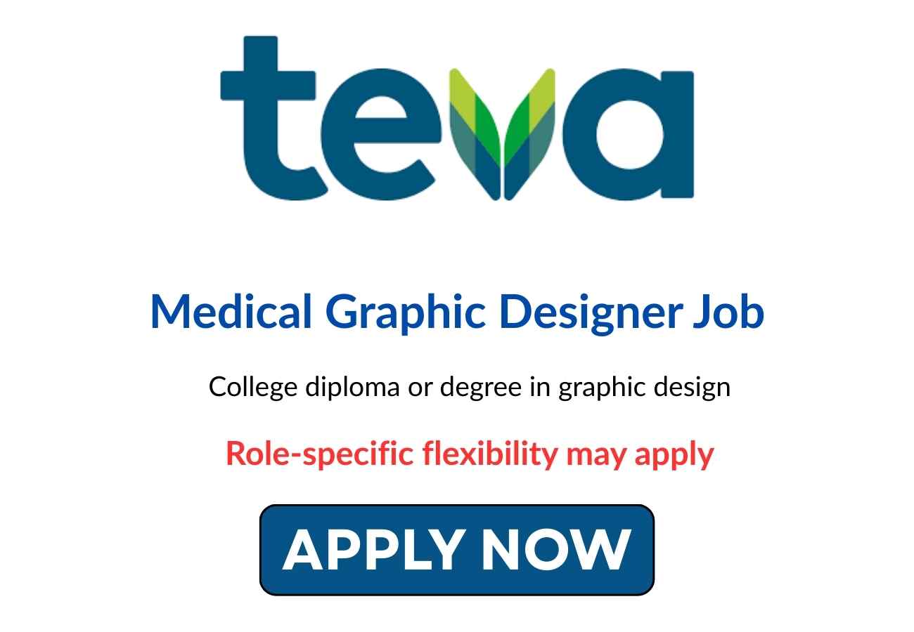 Teva Hiring Medical Graphic Designer Job