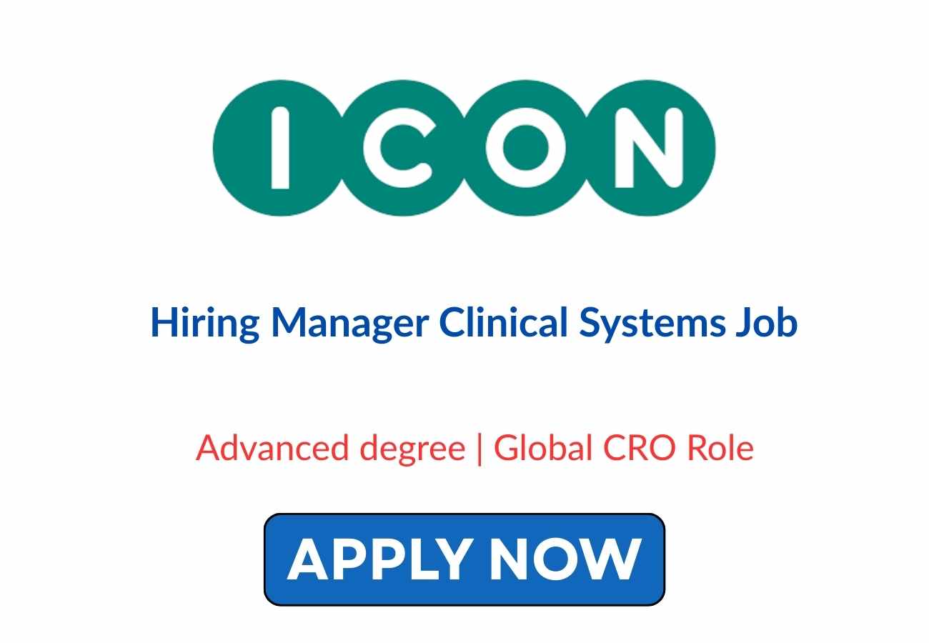 ICON Hiring Manager Clinical Systems Job