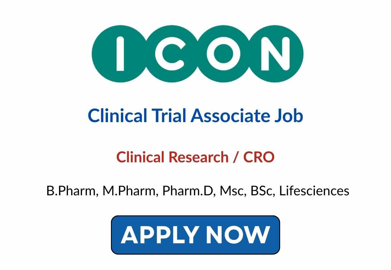 ICON Hiring Clinical Trial Associate Job