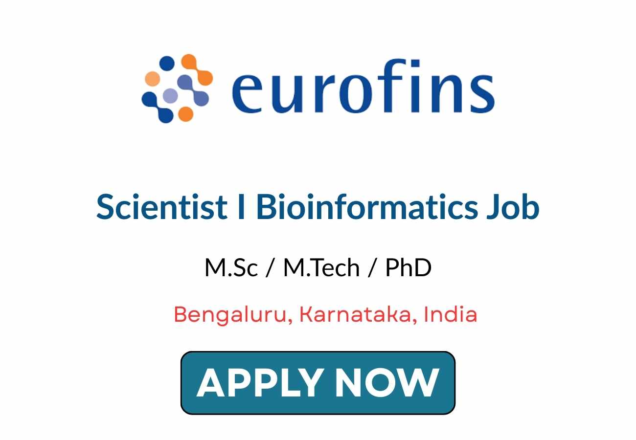 Scientist I Bioinformatics Job at Eurofins