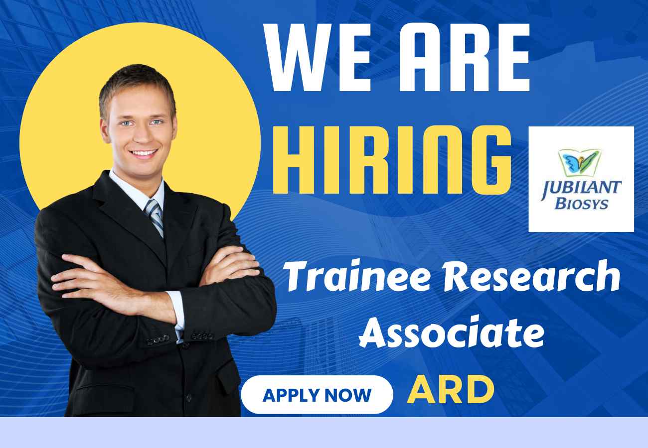 Hiring Trainee Research Associate ARD Job