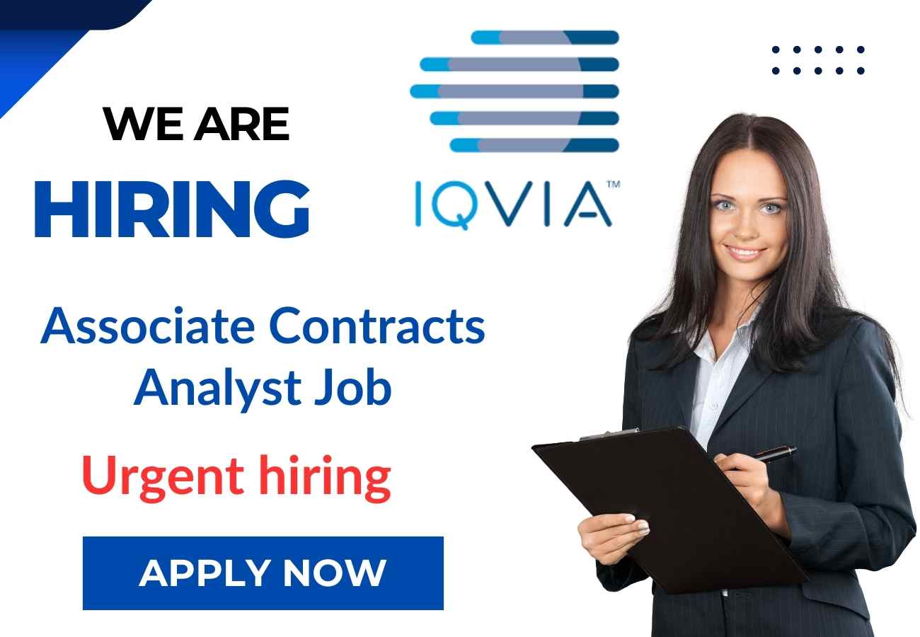 IQVIA Hiring Associate Contracts Analyst Job