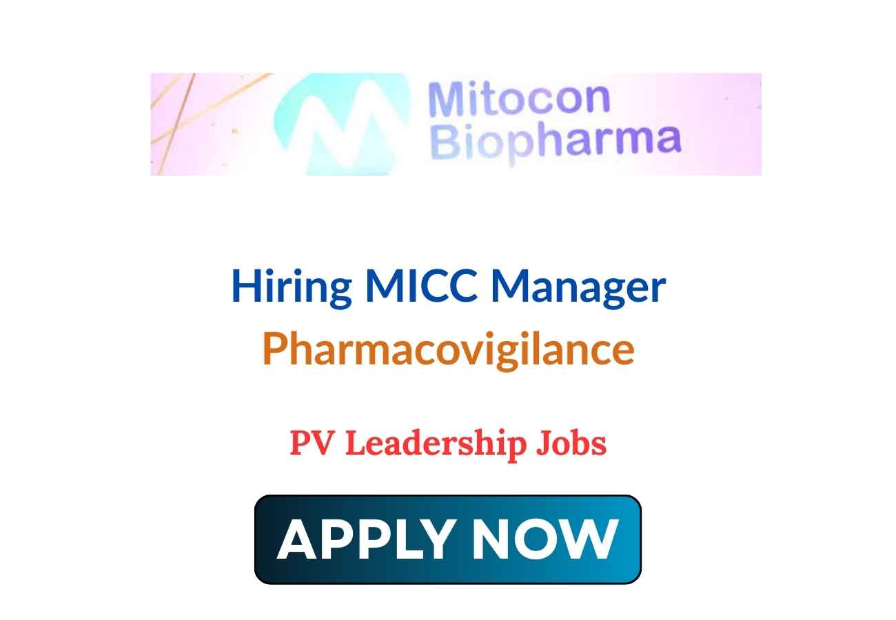 Hiring MICC Manager Pharmacovigilance