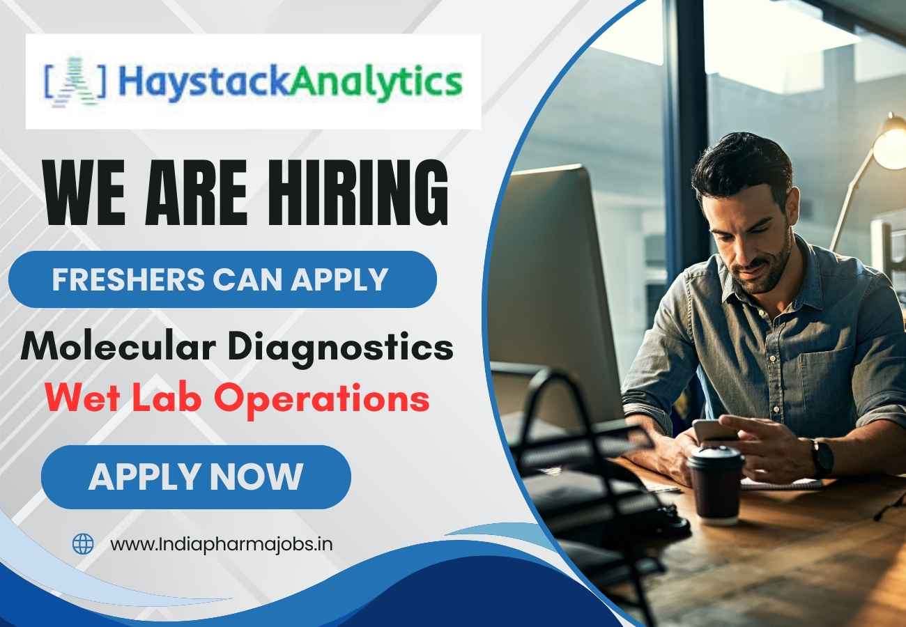 Hiring Freshers for Technical Assistant Wet Lab