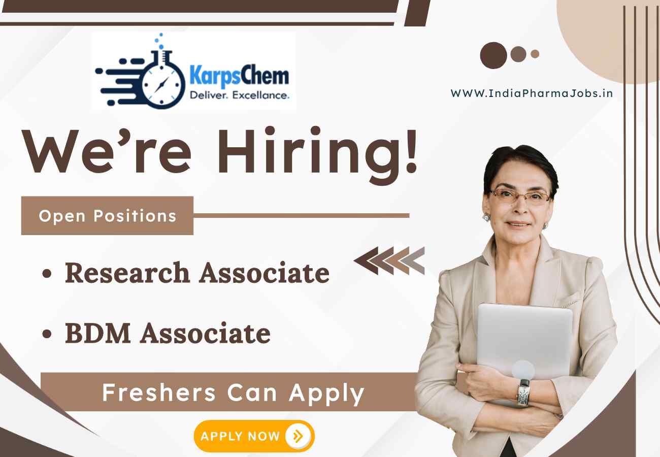 Hiring Freshers for Research Associate Jobs