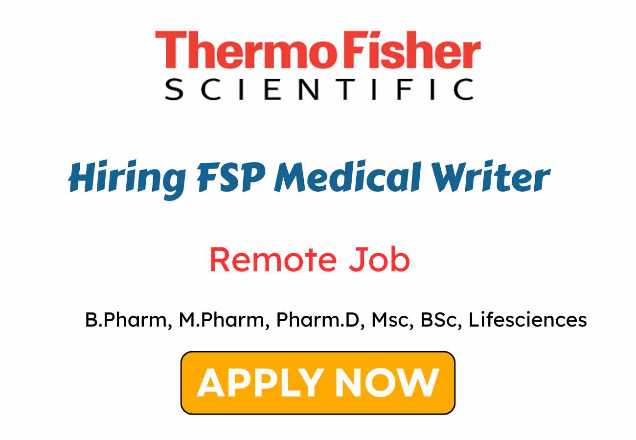 Remote Job Hiring FSP Medical Writer
