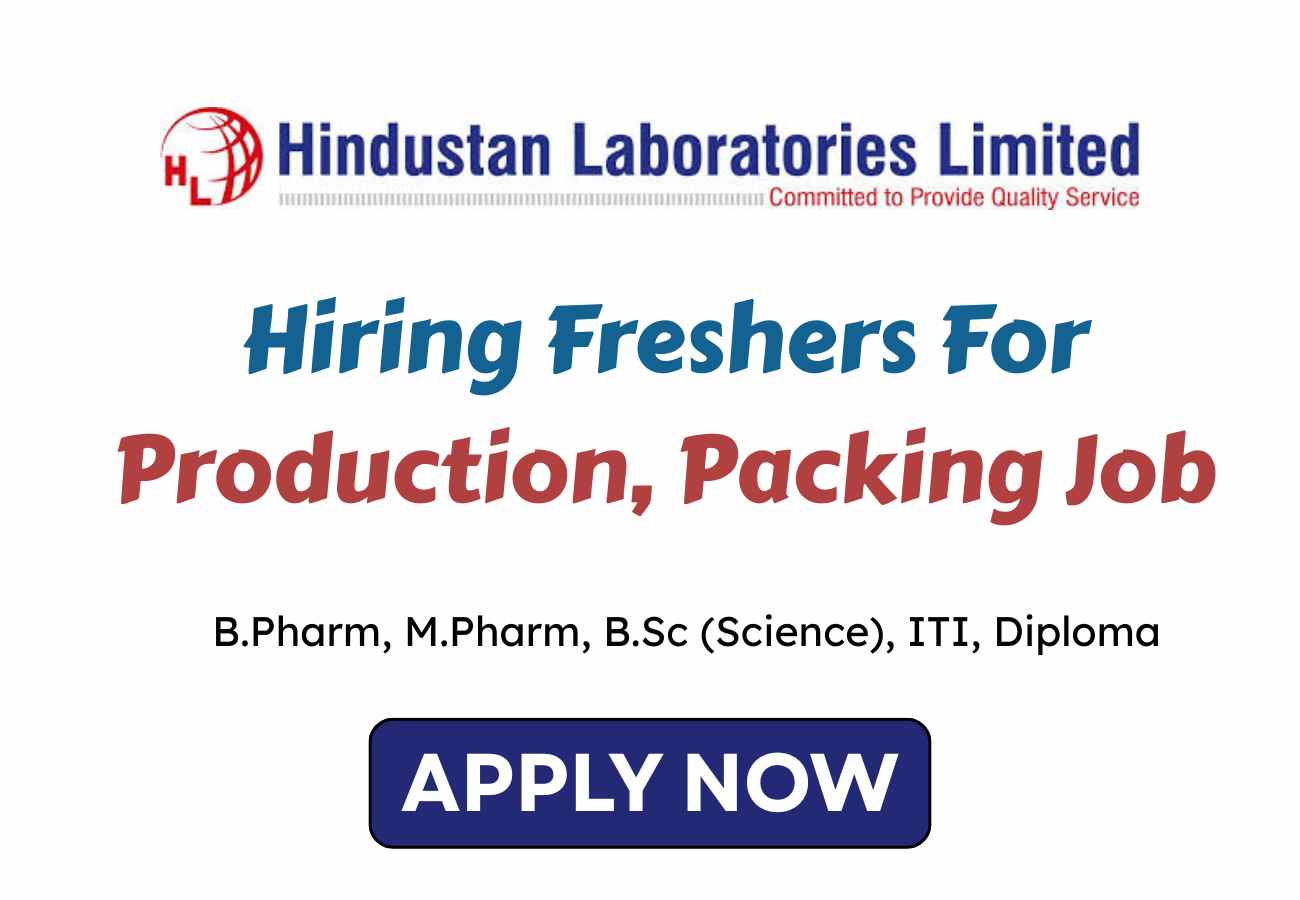Hiring Freshers For Production Packing Job