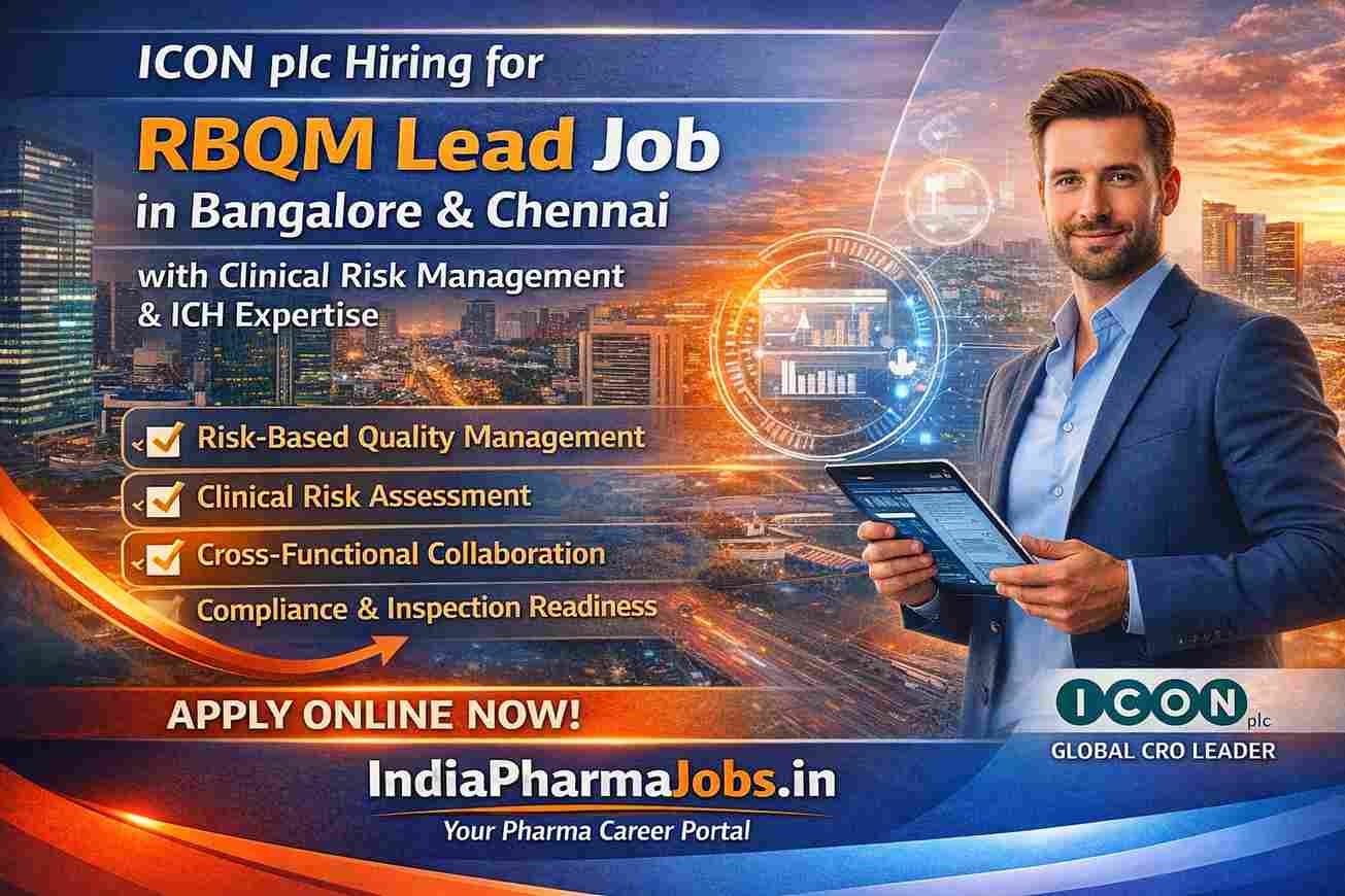 ICON plc Hiring for RBQM Lead Job