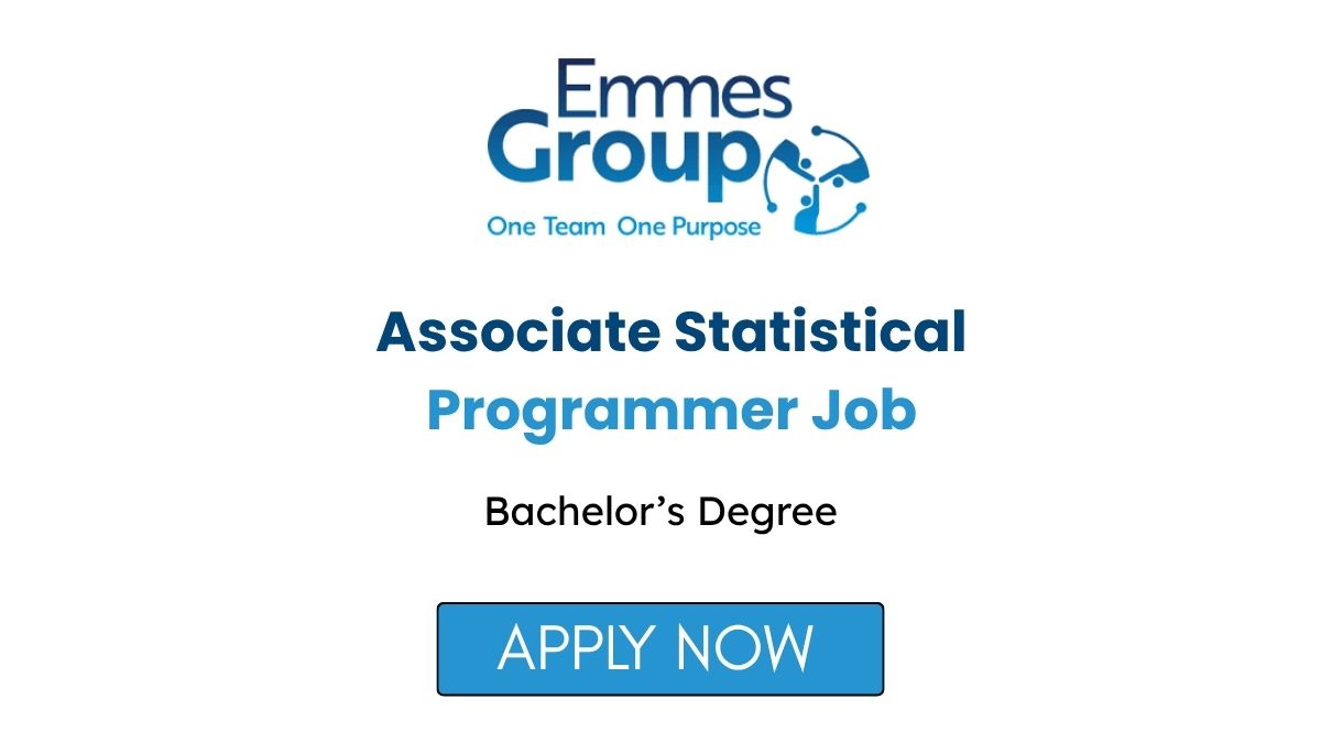 Associate Statistical Programmer Job in Bengaluru at Emmes Group