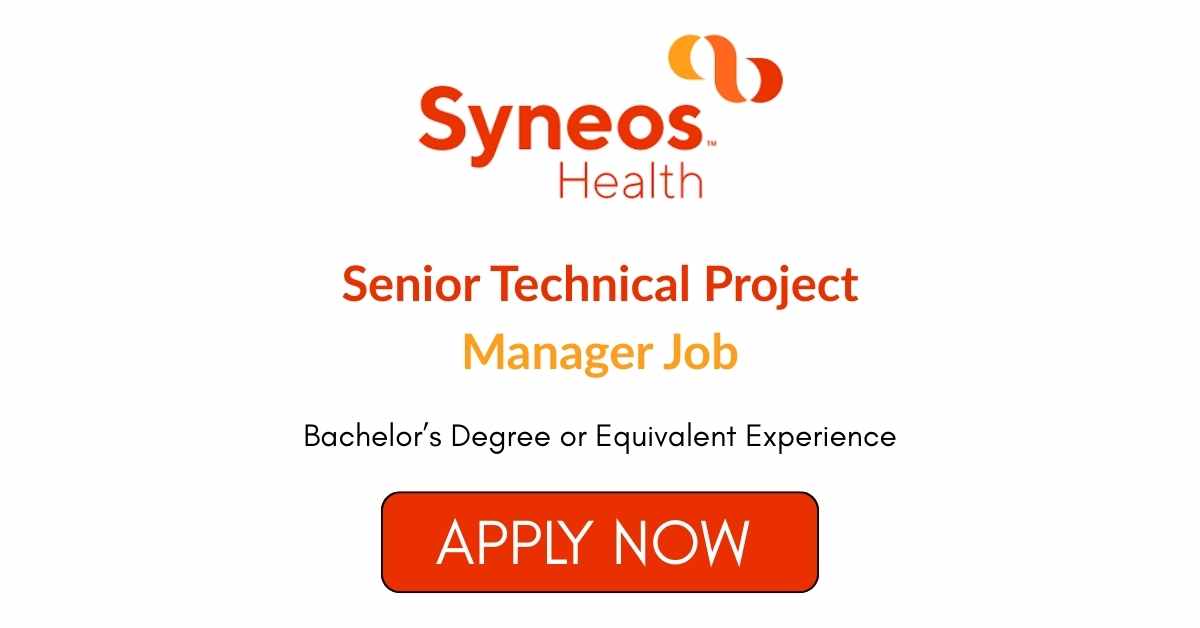 Senior Technical Project Manager Job