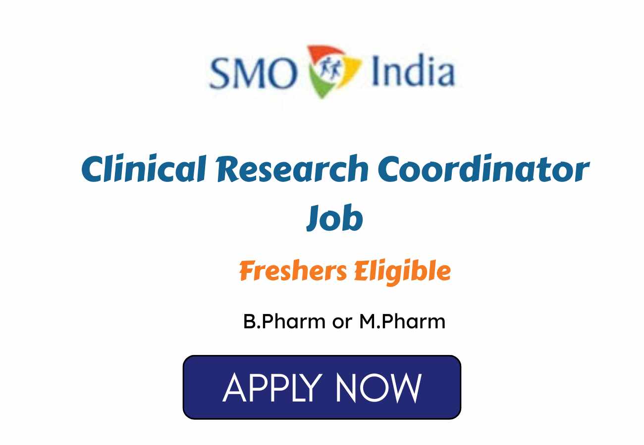 Freshers Hiring Clinical Research Coordinator