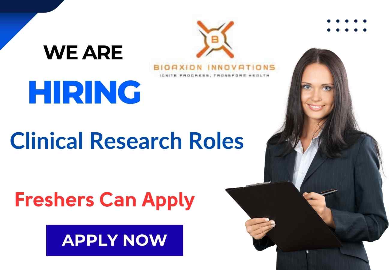 Hiring freshers for Clinical research roles