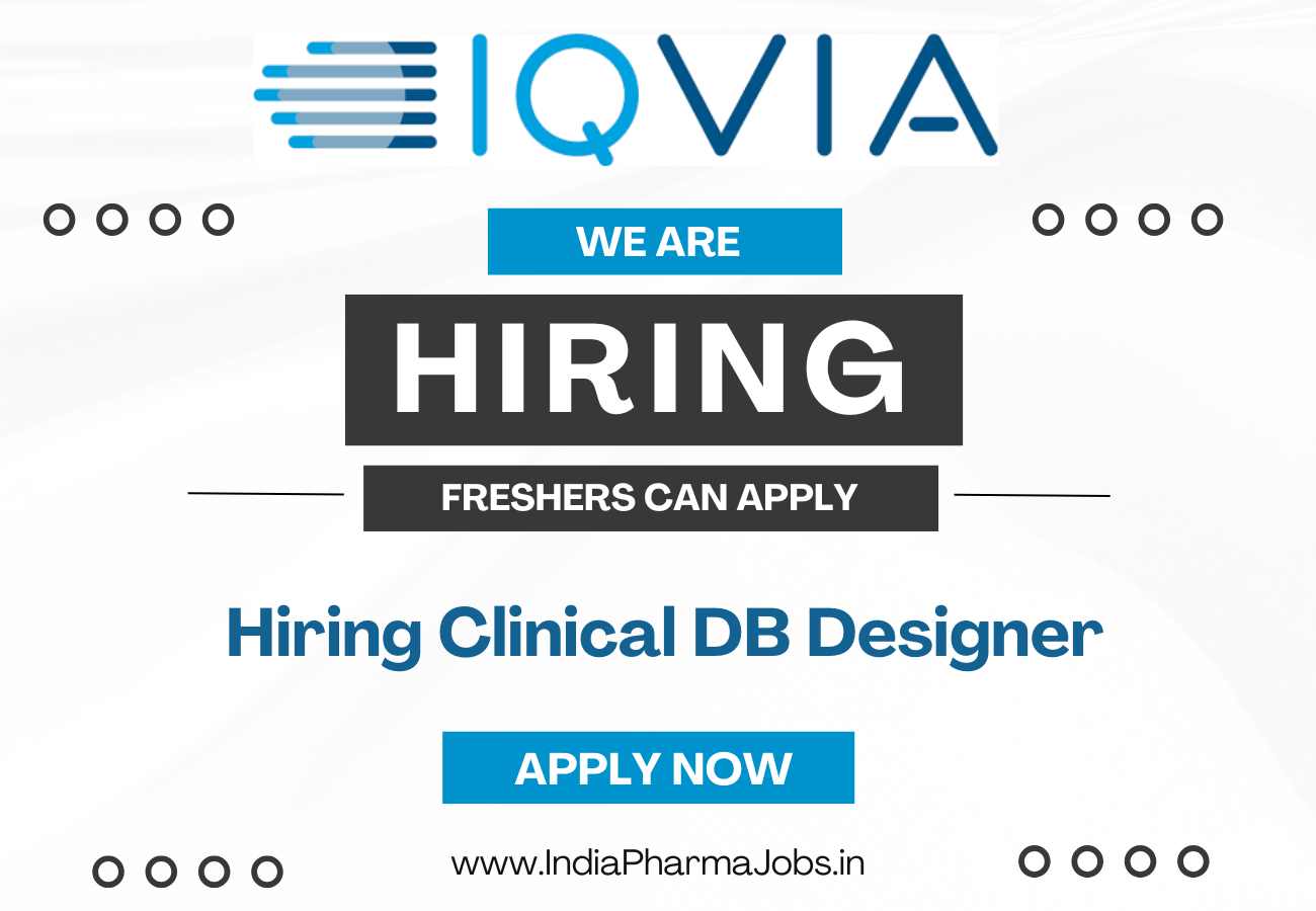 IQVIA Hiring Clinical DB Designer Job
