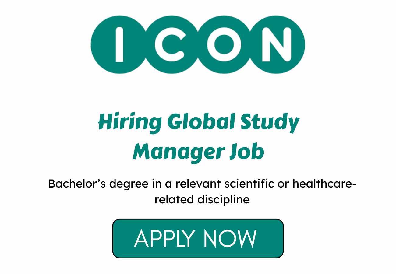 Remote Job ICON plc Hiring Global Study Manager