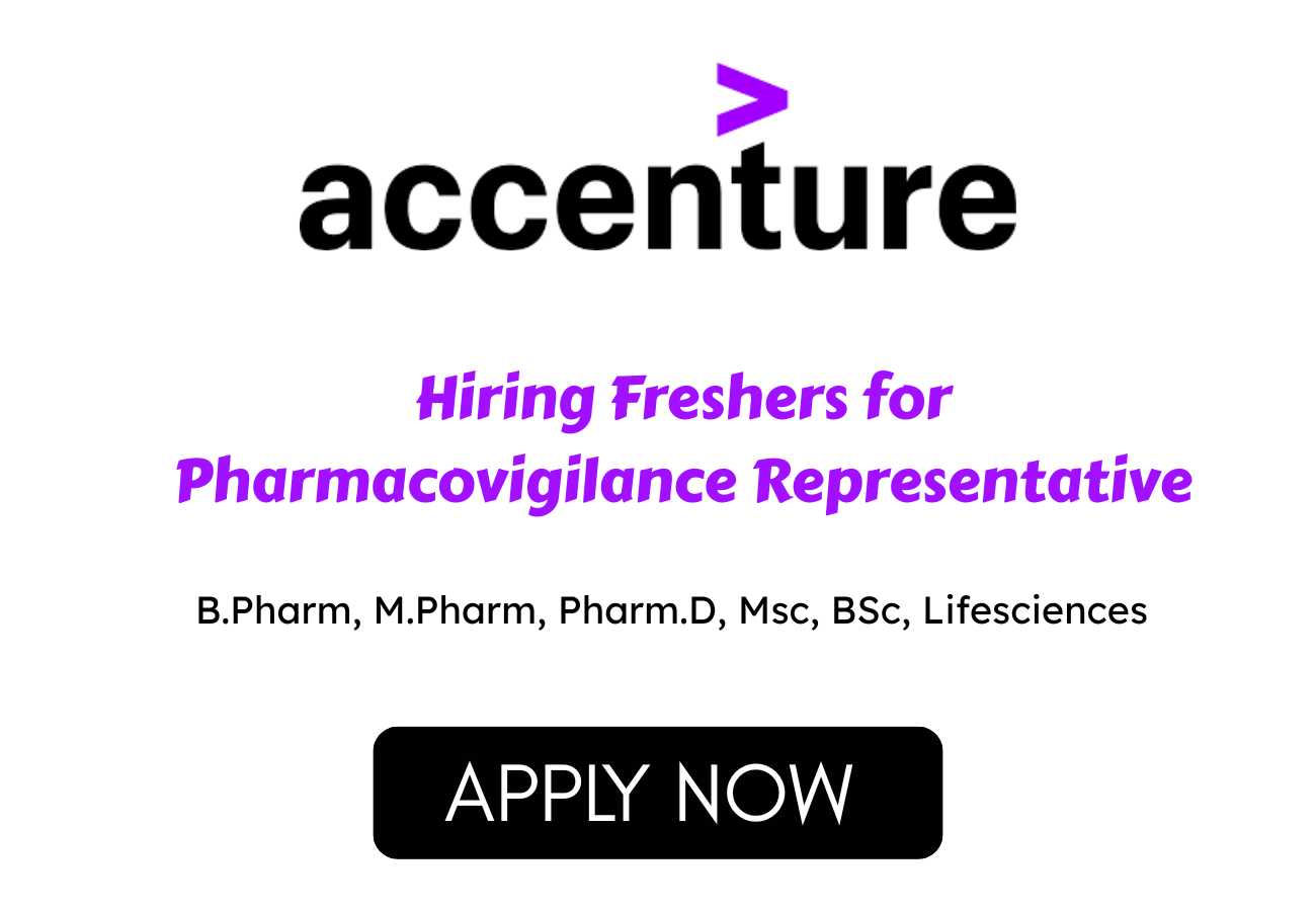 Hiring Freshers for Pharmacovigilance