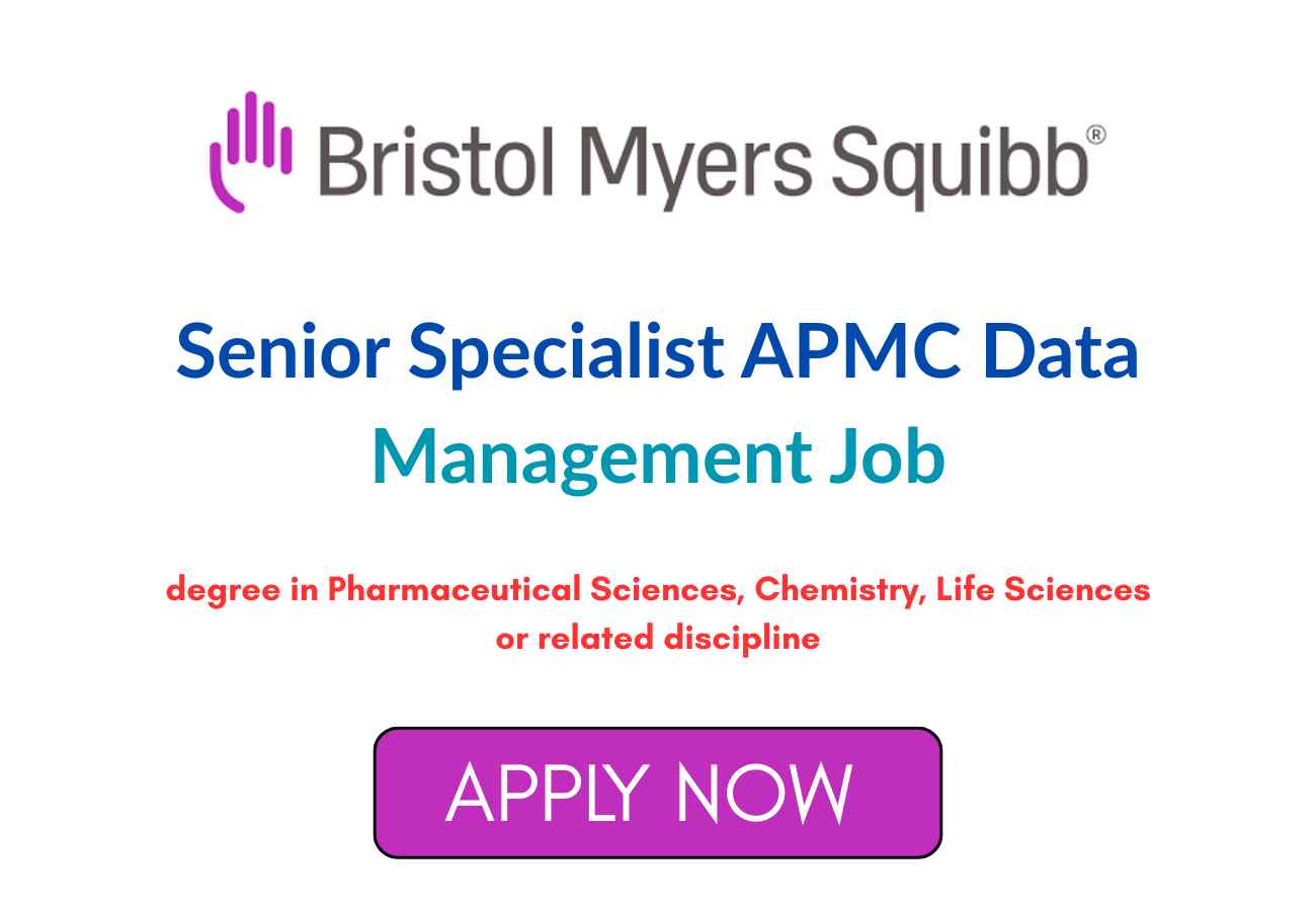 Senior Specialist APMC Data Management Job