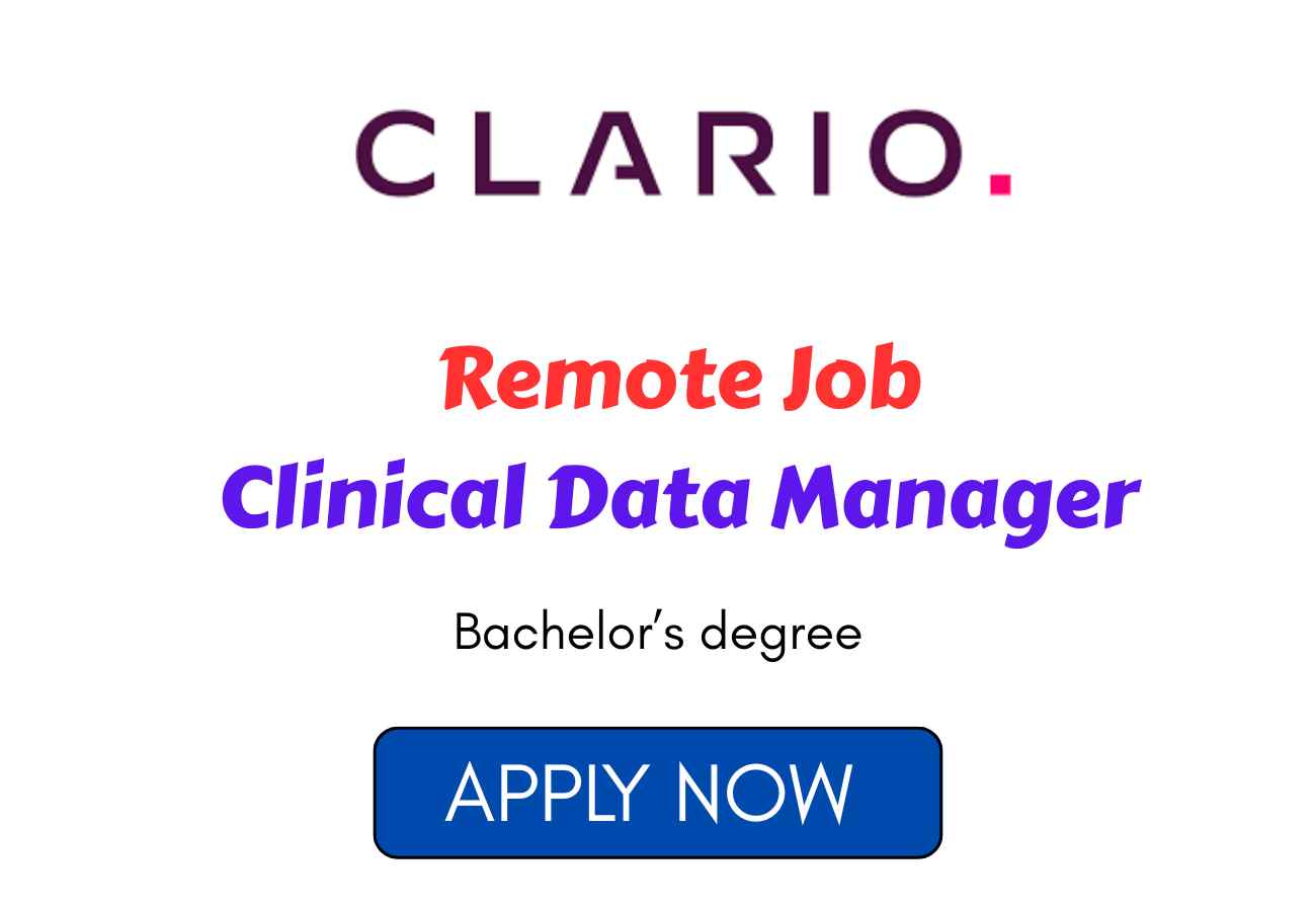Remote Job Clinical Data Manager at Clario