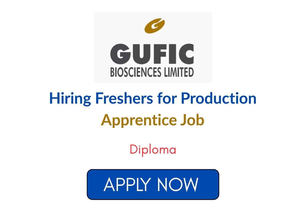 Hiring Freshers for Production Apprentice Job