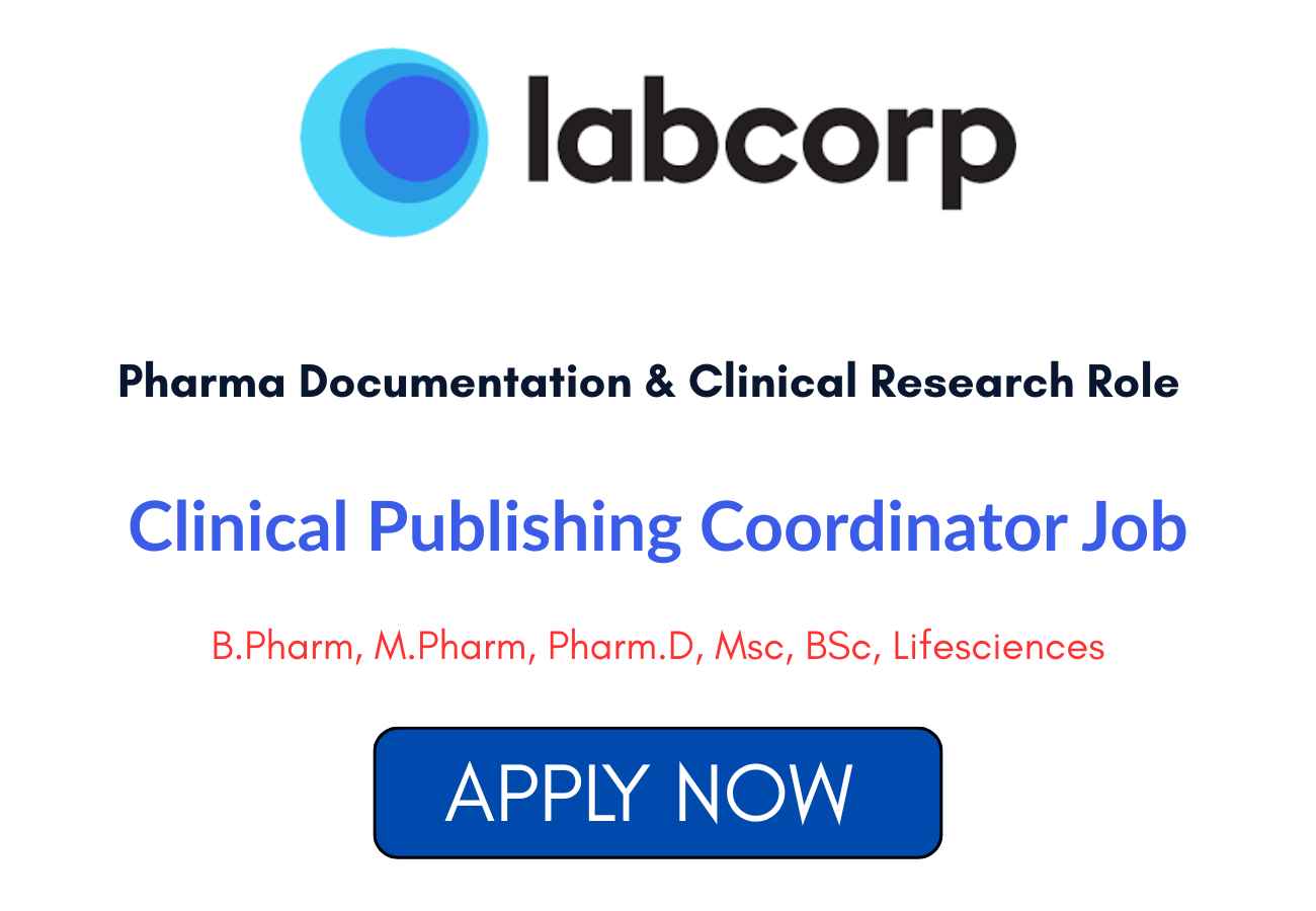 Clinical Publishing Coordinator Job at Labcorp