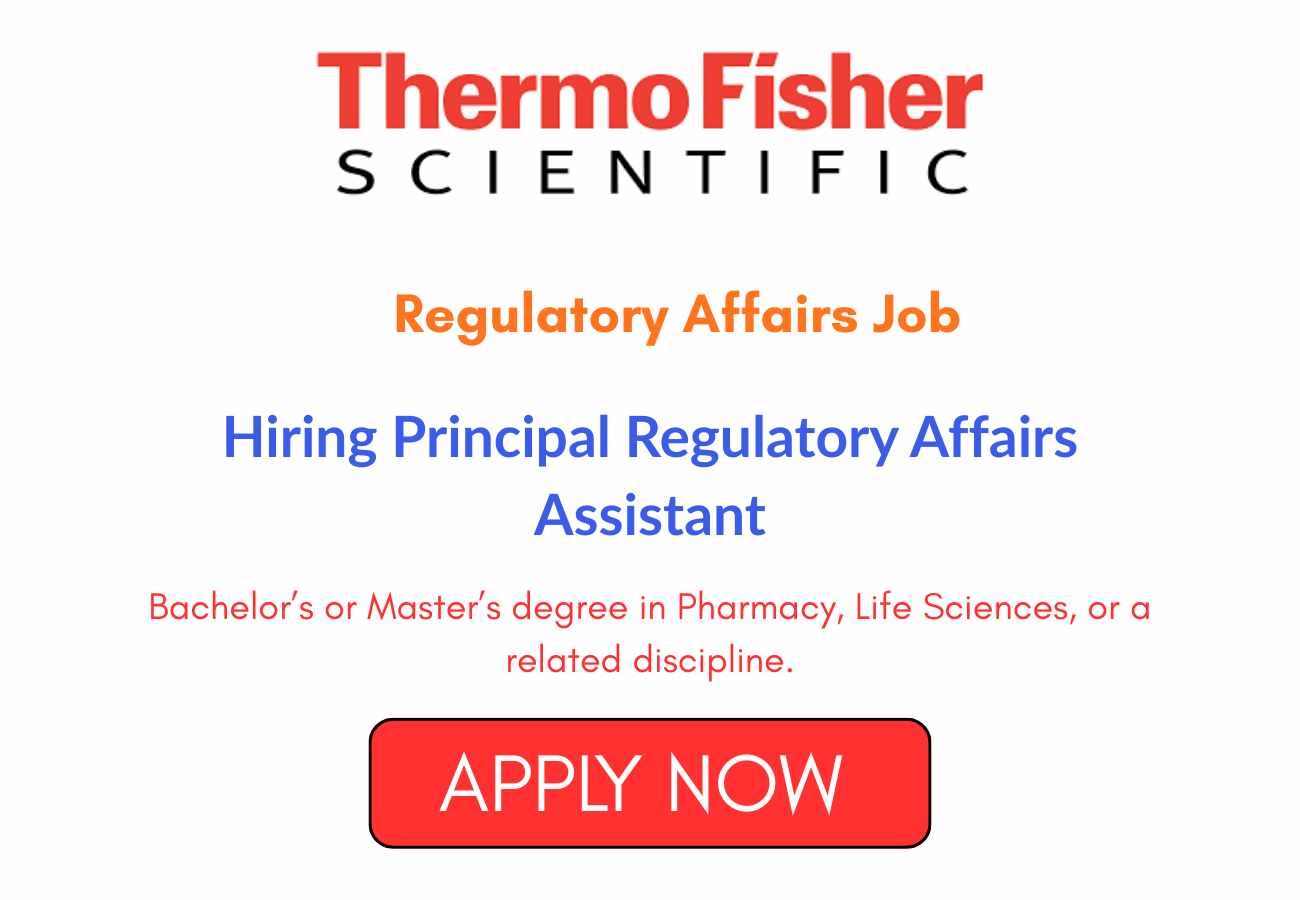 Regulatory Affairs Job at Thermo Fisher