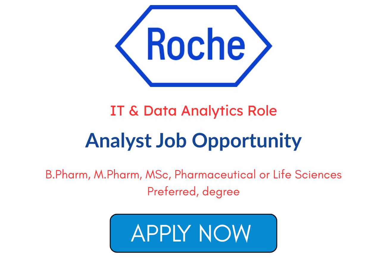 Analyst Job Opportunity at Roche India