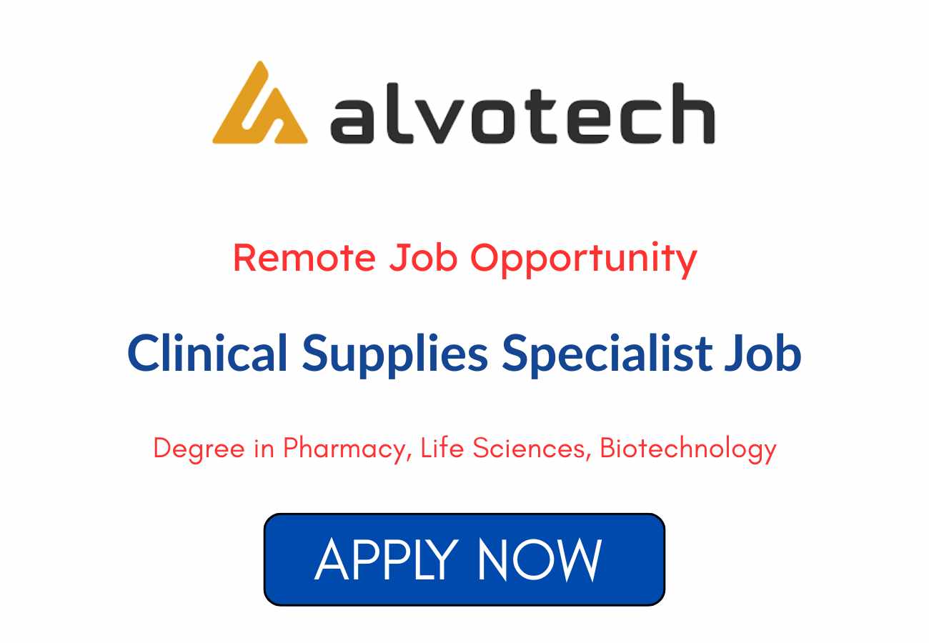 Clinical Supplies Specialist Job at Alvotech