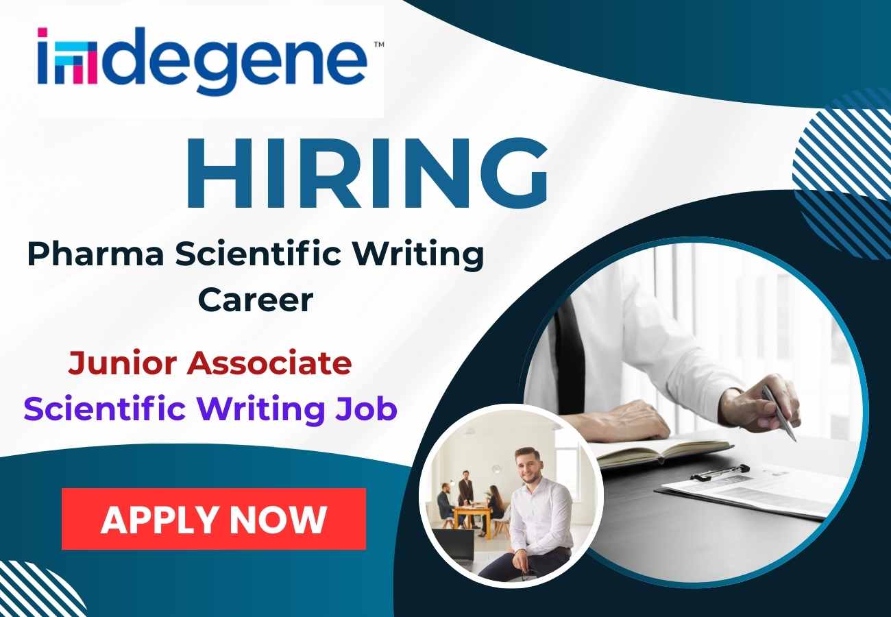Junior Associate Scientific Writing Job