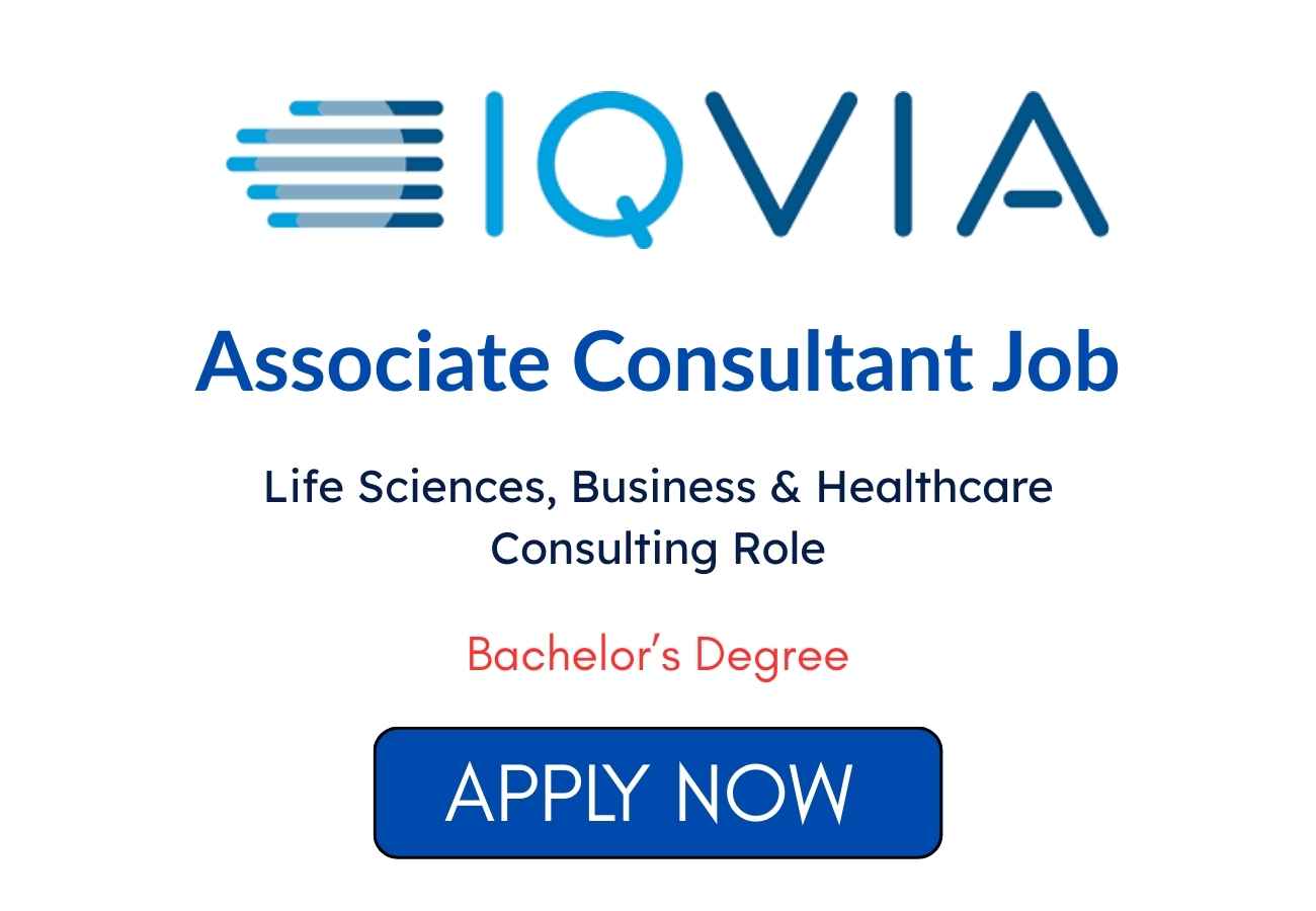 IQVIA Hiring Associate Consultant Job