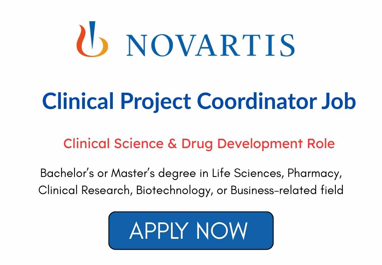 Clinical Project Coordinator Job at Novartis